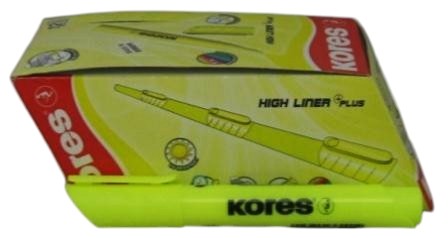 kores surligneur high liner jaune